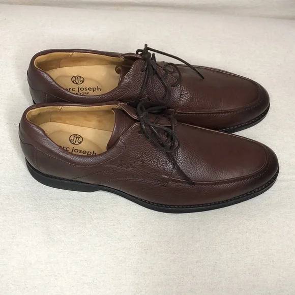 Marc Joseph New York Handcrafted in Brazil Men Size 10,5 Brown NEW never worn - Picture 4 of 12